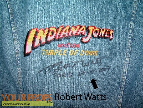 Indiana Jones And The Temple Of Doom original film-crew items