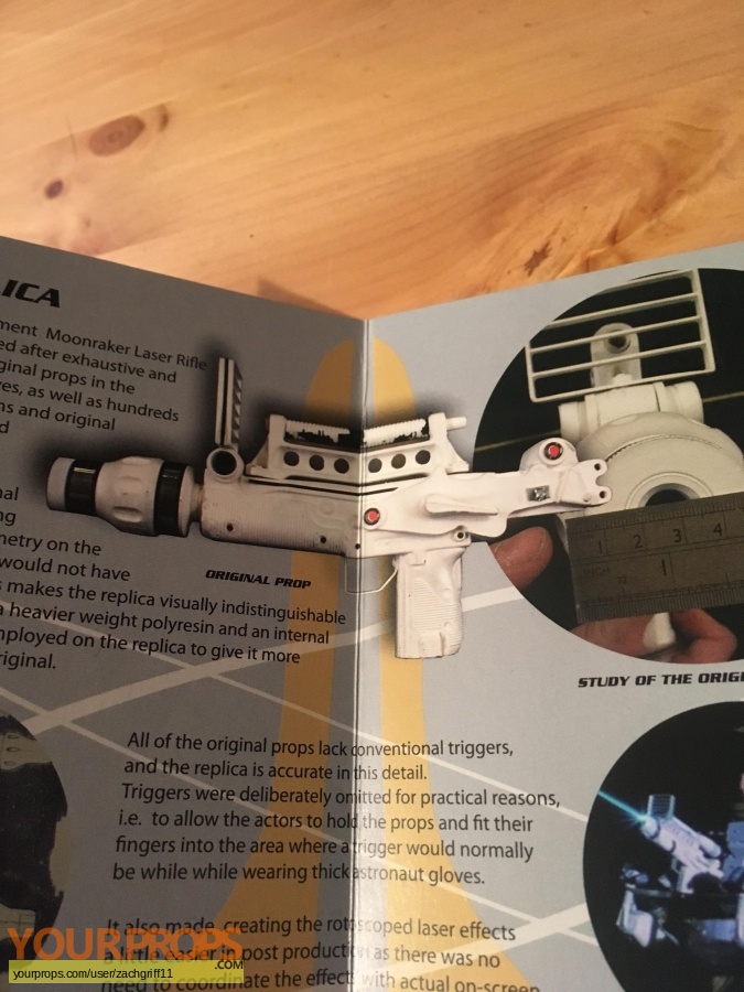 James Bond  Moonraker replica movie prop weapon