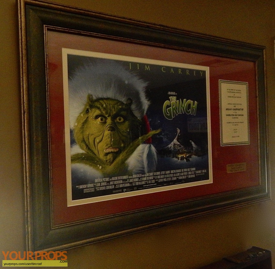 How the Grinch Stole Christmas original movie prop