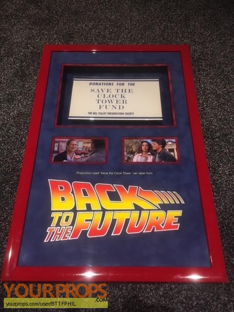 Back To The Future original movie prop