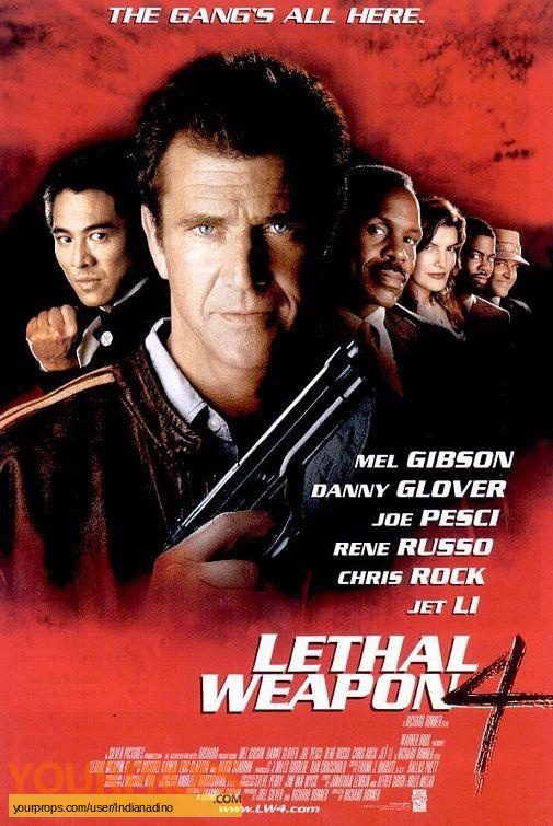 Lethal Weapon 4 original production material