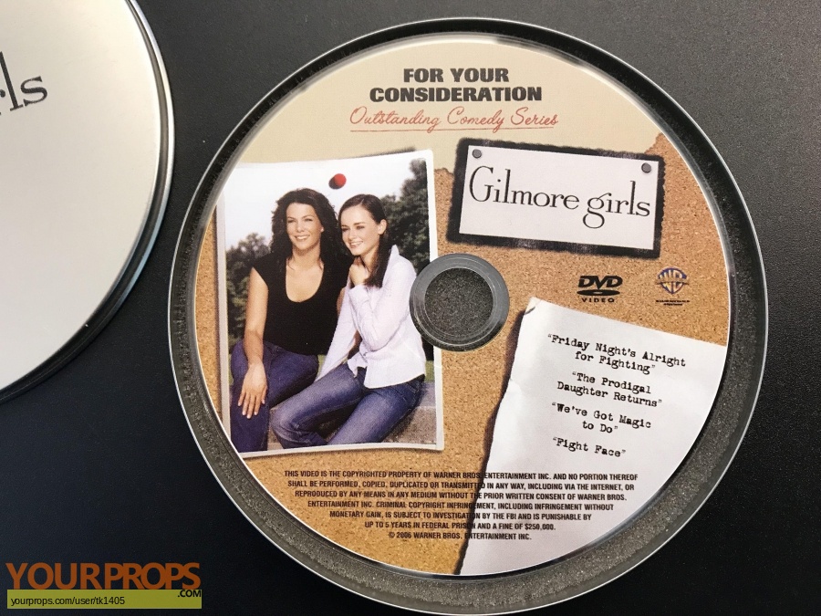 Gilmore Girls original production material