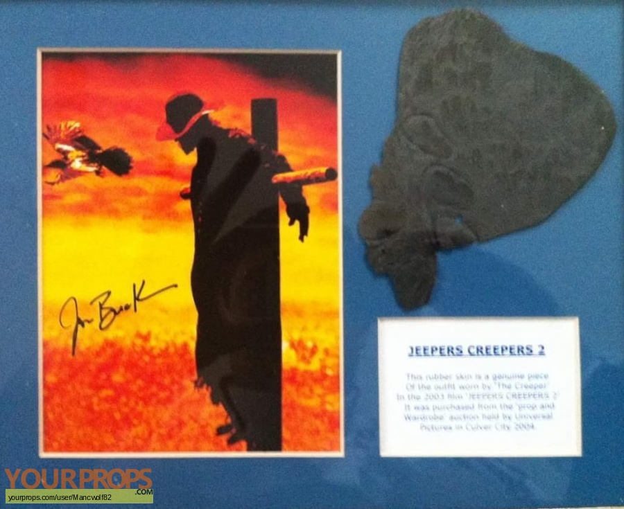 Jeepers Creepers 2 swatch   fragment movie costume