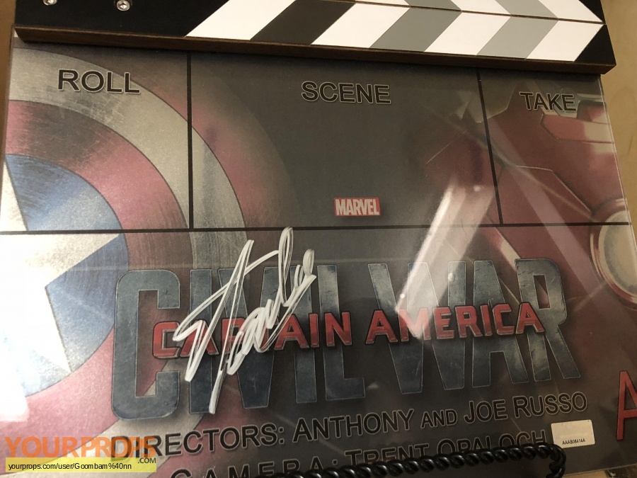 Captain America  Civil War original film-crew items