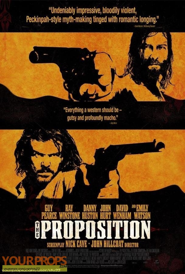The Proposition original production material