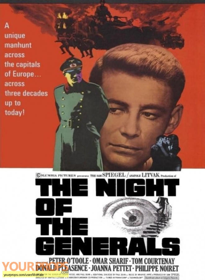 The Night of the Generals replica movie prop