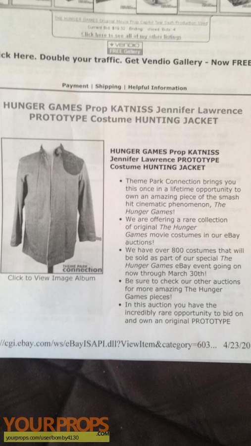 The Hunger Games swatch   fragment movie costume