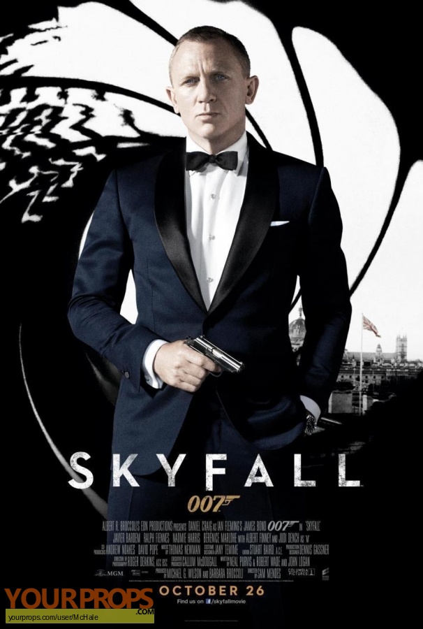 James Bond  Skyfall replica movie prop