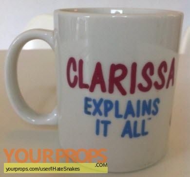 Clarissa Explains It All original film-crew items