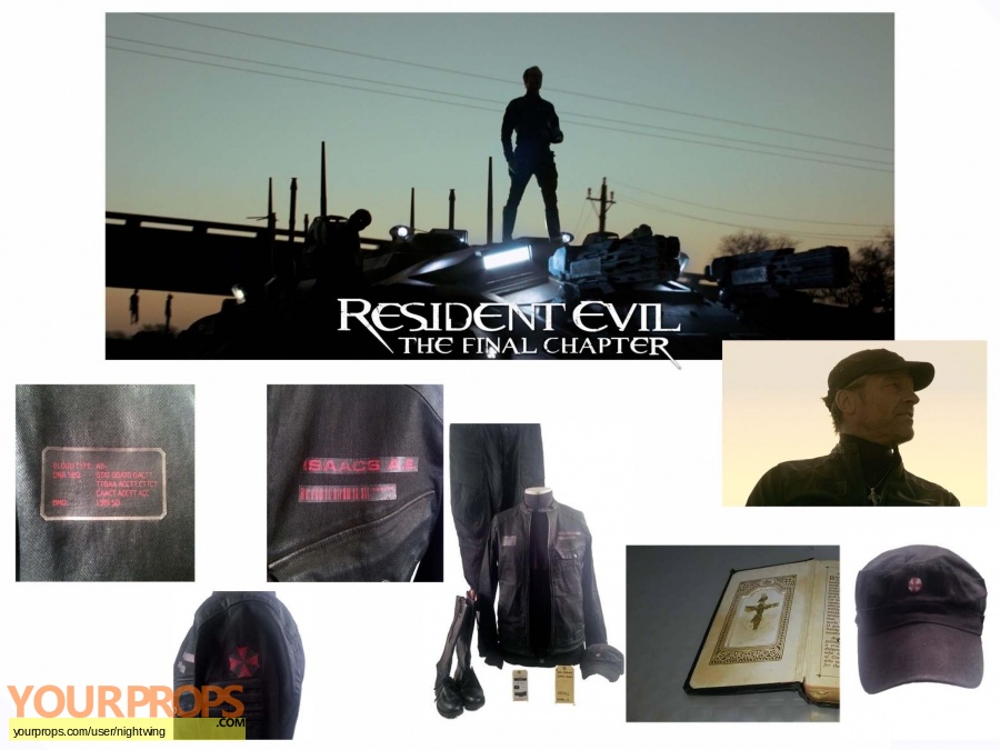 Resident Evil  The Final Chapter original movie costume