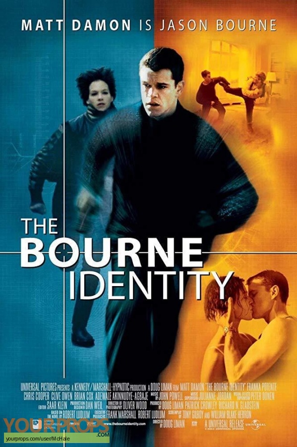 The Bourne Identity original movie prop