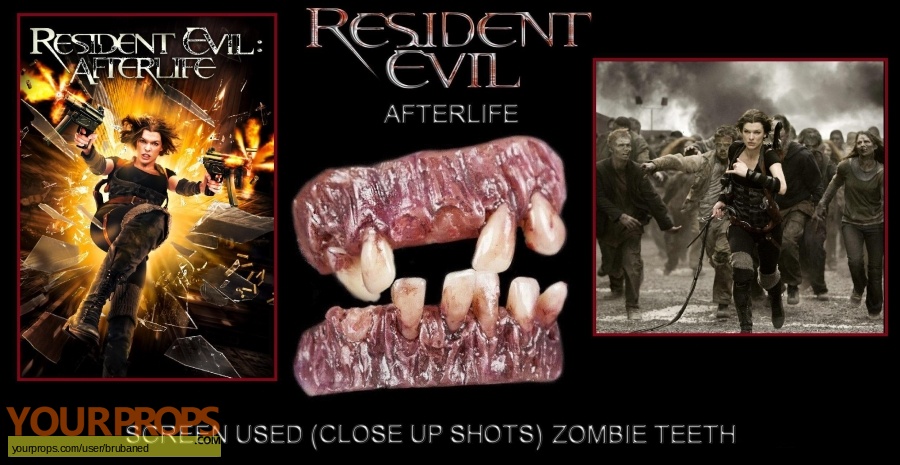 Resident Evil  Afterlife original make-up   prosthetics
