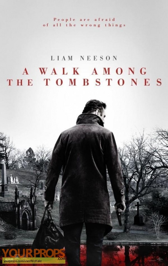 A Walk Among the Tombstones replica movie prop