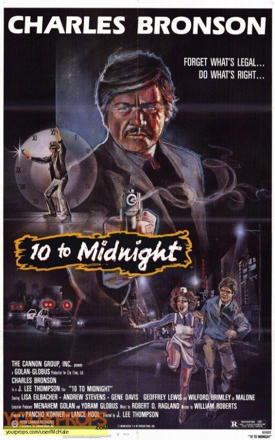 10 to Midnight replica movie prop