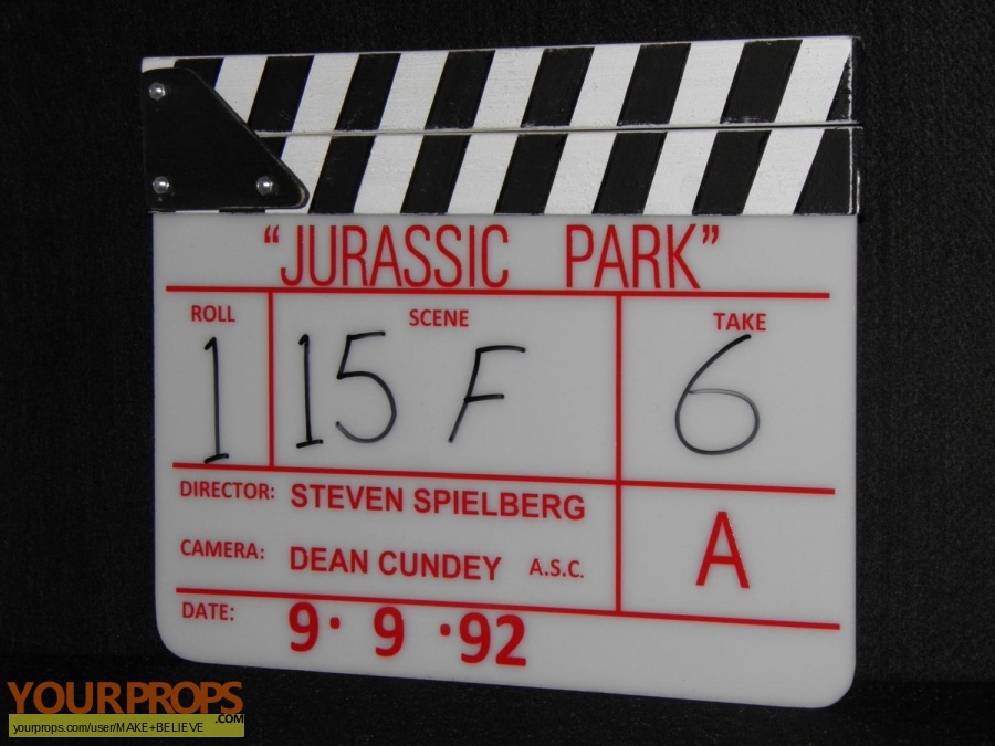 Jurassic Park replica production material