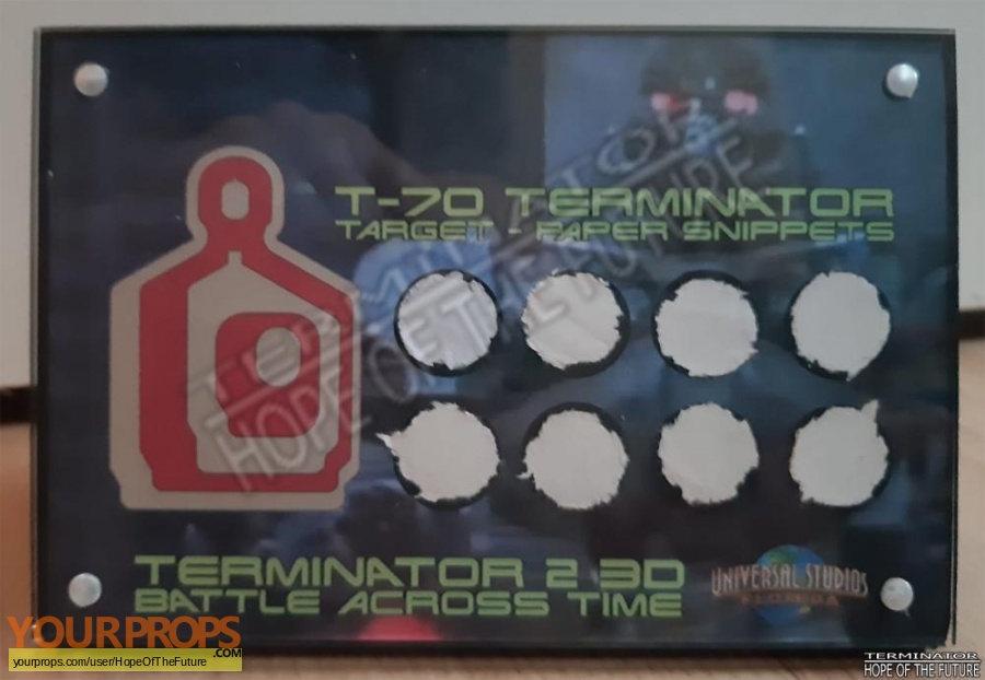 Terminator 3D  Battle Across Time original movie prop
