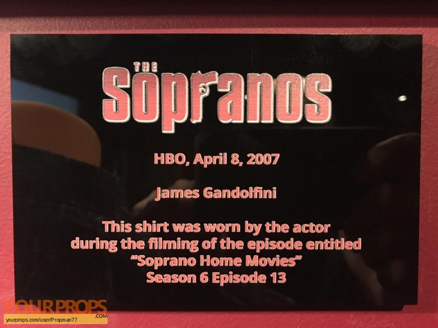 The Sopranos original movie costume