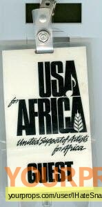 USA for Africa   We Are the World original film-crew items