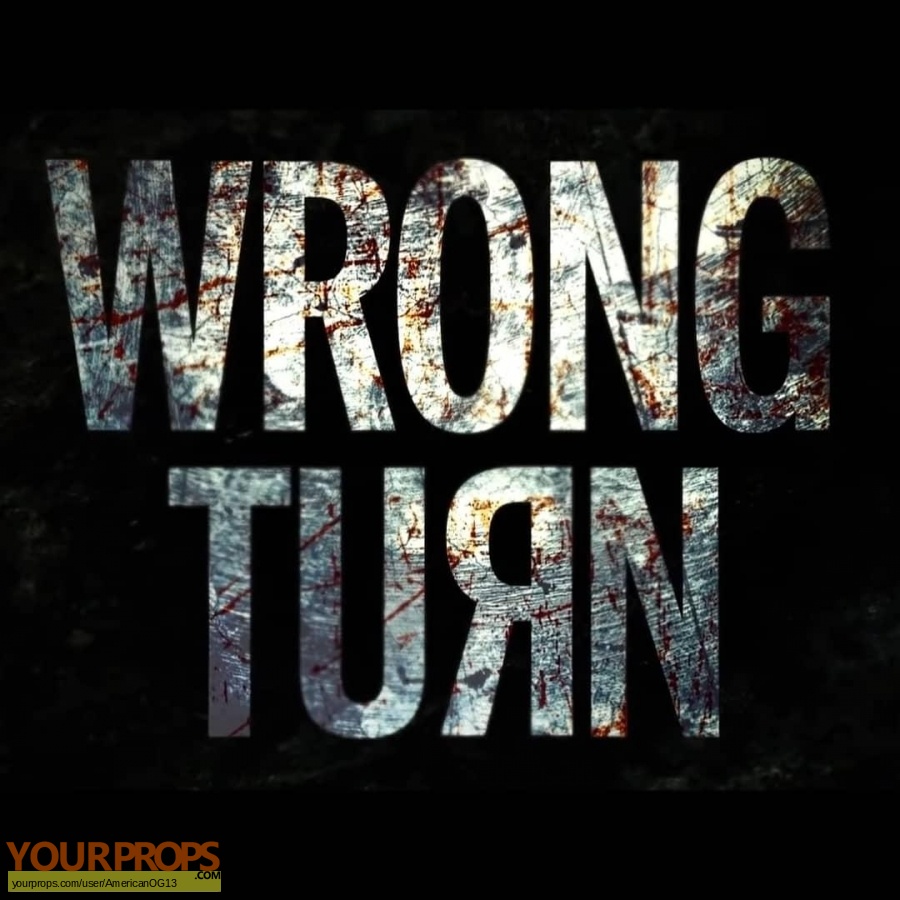 Wrong Turn original movie prop