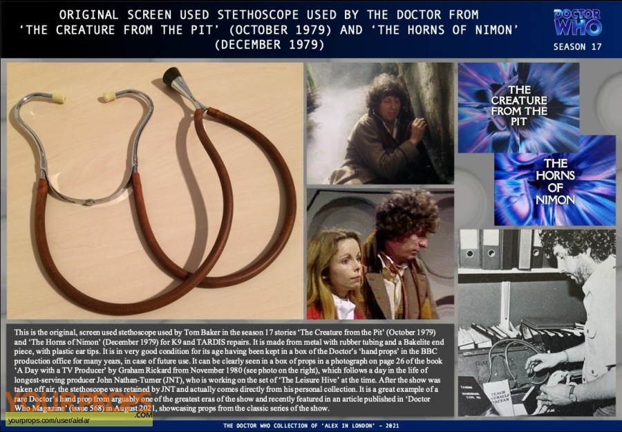 Doctor Who original movie prop