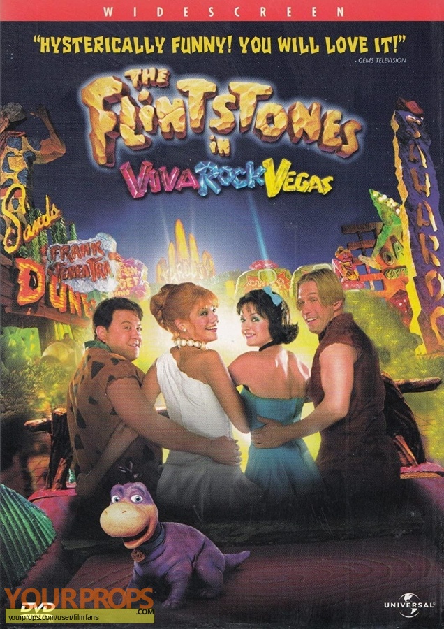 The Flintstones in Viva Rock Vegas original movie prop
