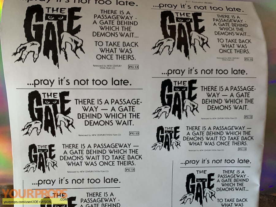 The Gate original production artwork