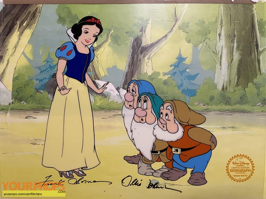 Snow White and the Seven Dwarfs replica production artwork