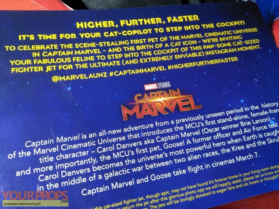 Captain Marvel original production material