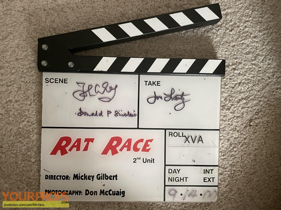 Rat Race original production material