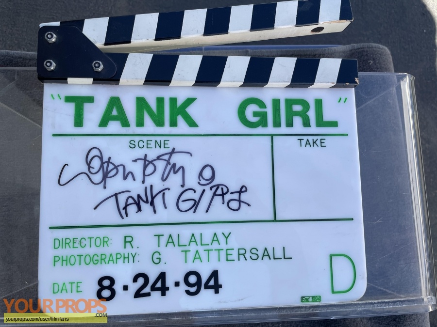 Tank Girl original film-crew items
