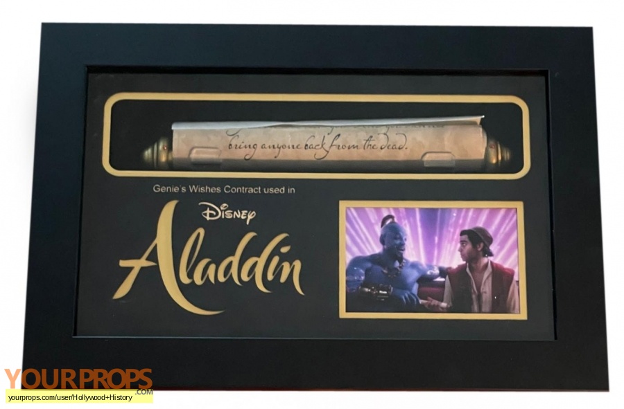 Aladdin original movie prop