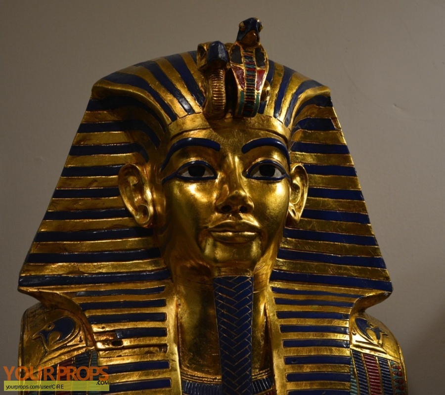 King Tut Tutankhamun Death Mask replica production artwork