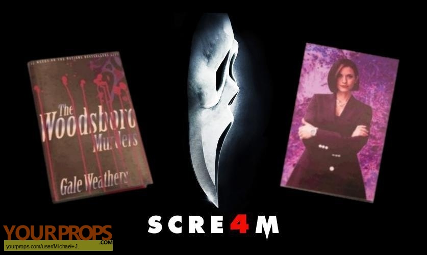 Scream 4   Scre4m original movie prop