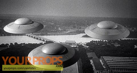 Earth vs  The Flying Saucers original movie prop