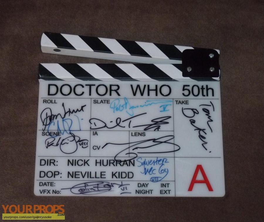Doctor Who original film-crew items