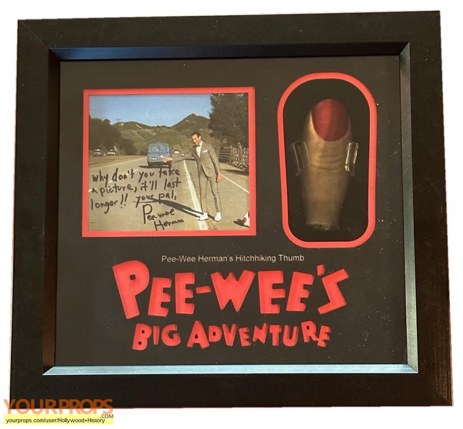 Pee-wees Big Adventure original movie prop