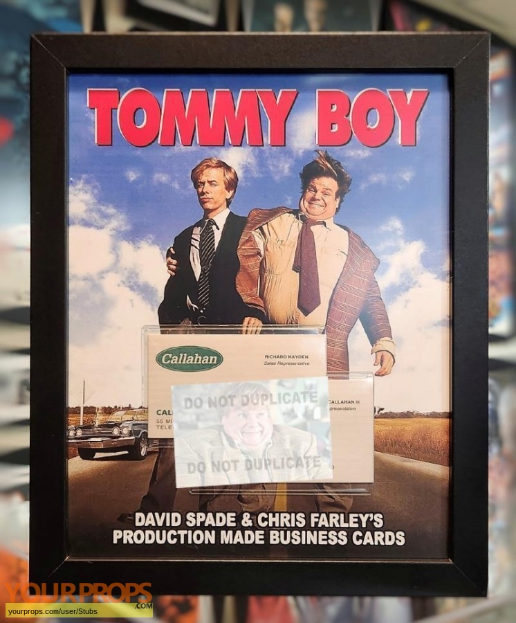 Tommy Boy original movie prop
