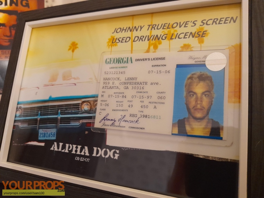 Alpha Dog original movie prop