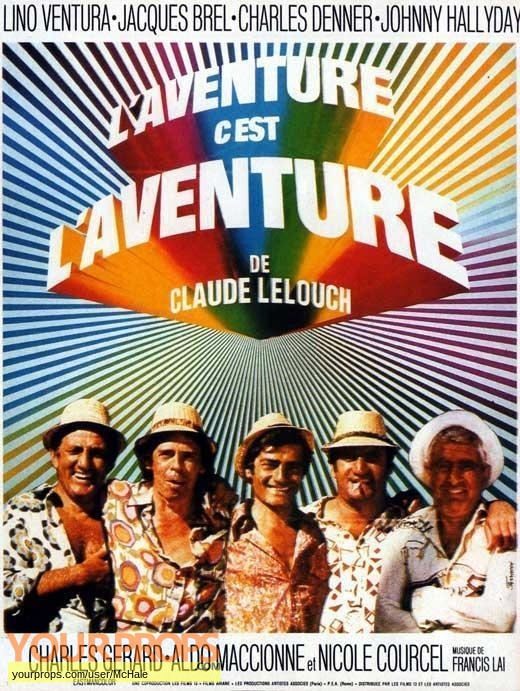 LAventure cest LAventure original movie prop