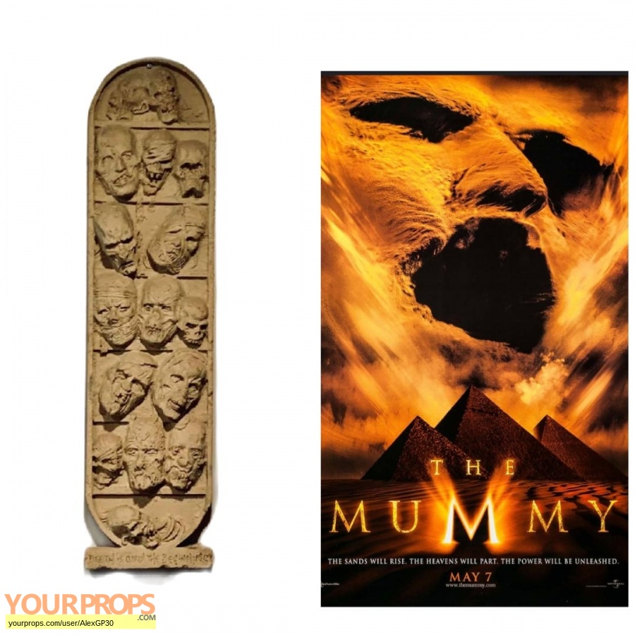 The Mummy original film-crew items