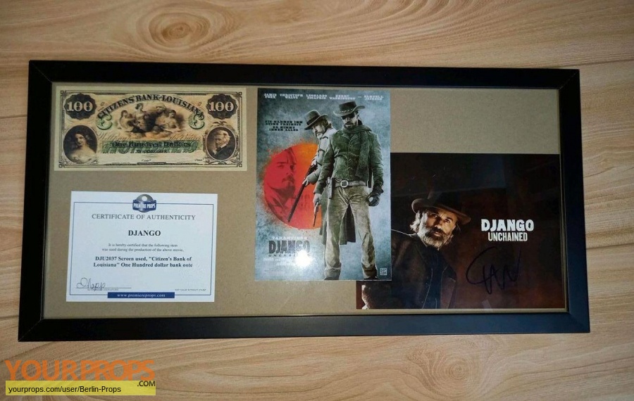 Django Unchained original movie prop