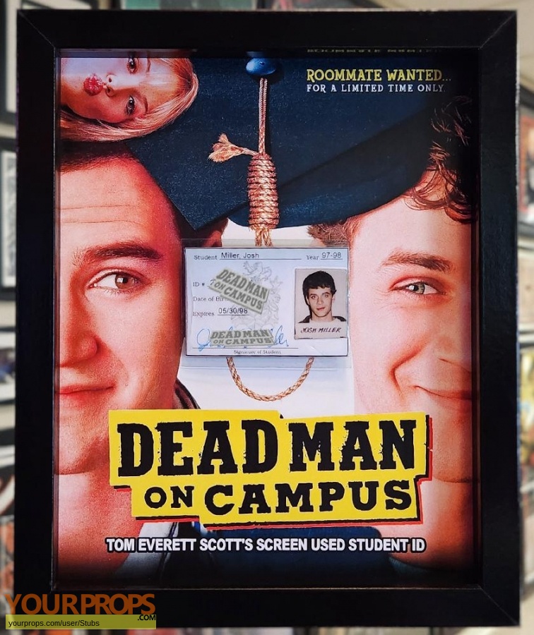 Dead Man On Campus original movie prop