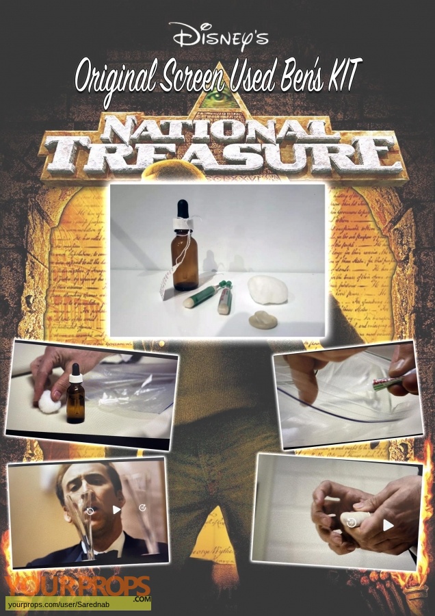 National Treasure original movie prop