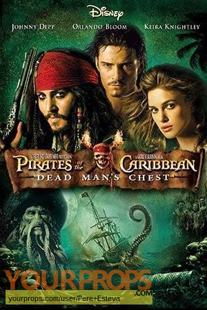 Pirates of the Caribbean movies original movie prop