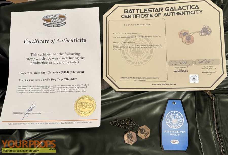 Battlestar Galactica original movie prop