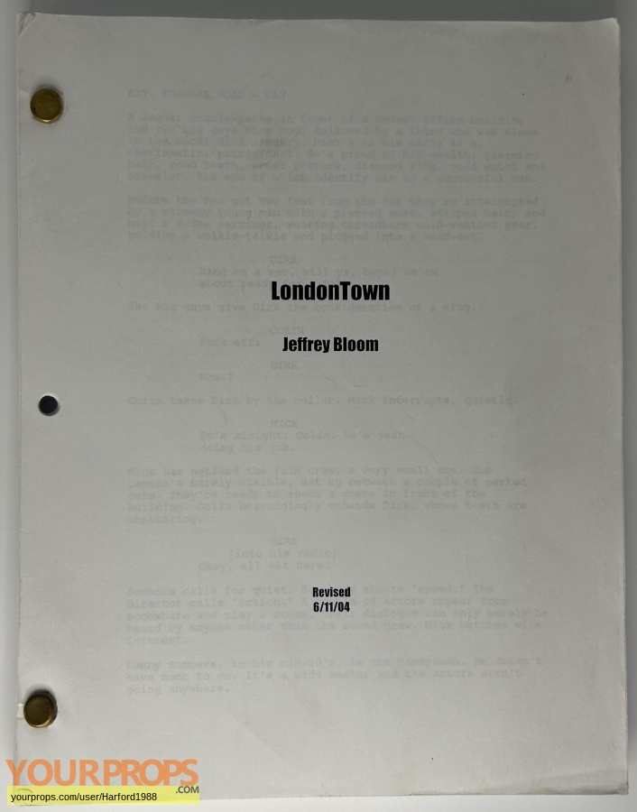 LondonTown original production material
