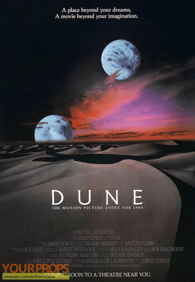 Dune original movie prop