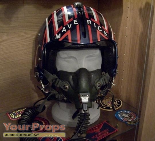 Top Gun Maverick's Flight Helmet replica movie costume.