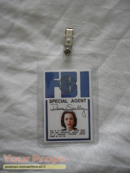 The X Files Dana Scully's FBI Badge replica TV series prop
