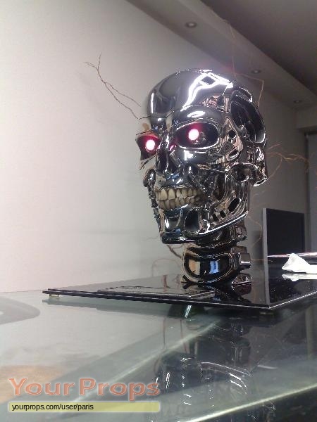 ICONS Terminator 2 Judgement Day ENDO-SKULL ORIGINAL COA Paperwork Prop Replica 